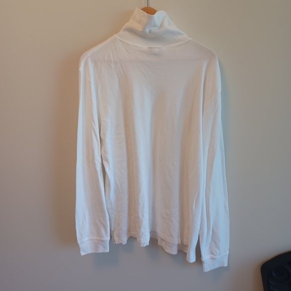 Steve & Barry's Mens Vintage White Turtle neck - Picture 2 of 3
